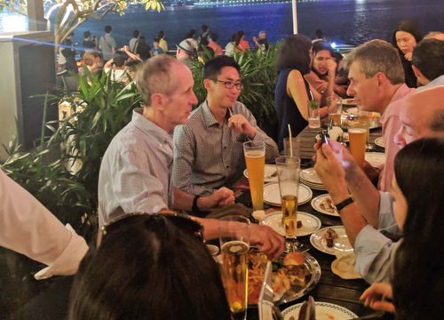 75th—Singapore: Cocktails and Conversation with Professor Roger Leeds, Singapore