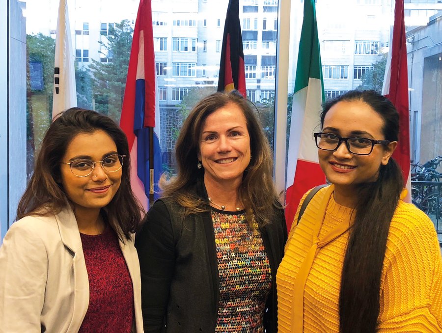 Sabiha Subah Mohona, Kathy Pike, and Samanta Sharmin Laskar