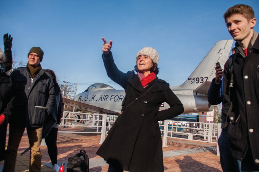 Mara Karlin in South Korea