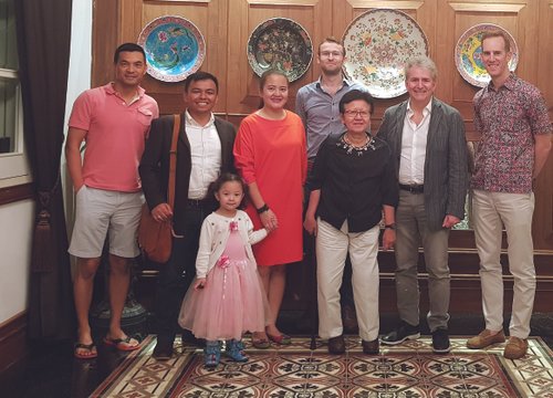 Jakarta: Farewell and Welcome Lunch with SAIS Europe Director Michael Plummer, Jakarta, Indeonesia