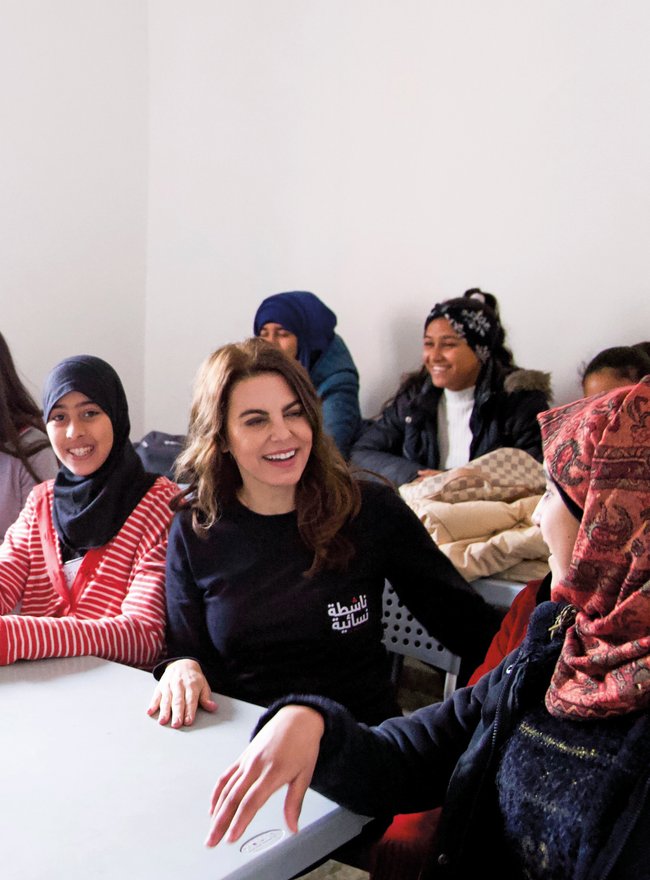 Maryam Montague in classroom